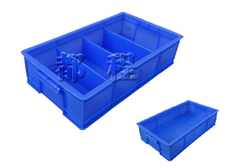 X264塑料周轉箱（可帶隔板）